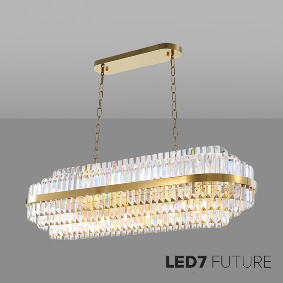 Ritz - Odeon 19 Rectangular Chandelier